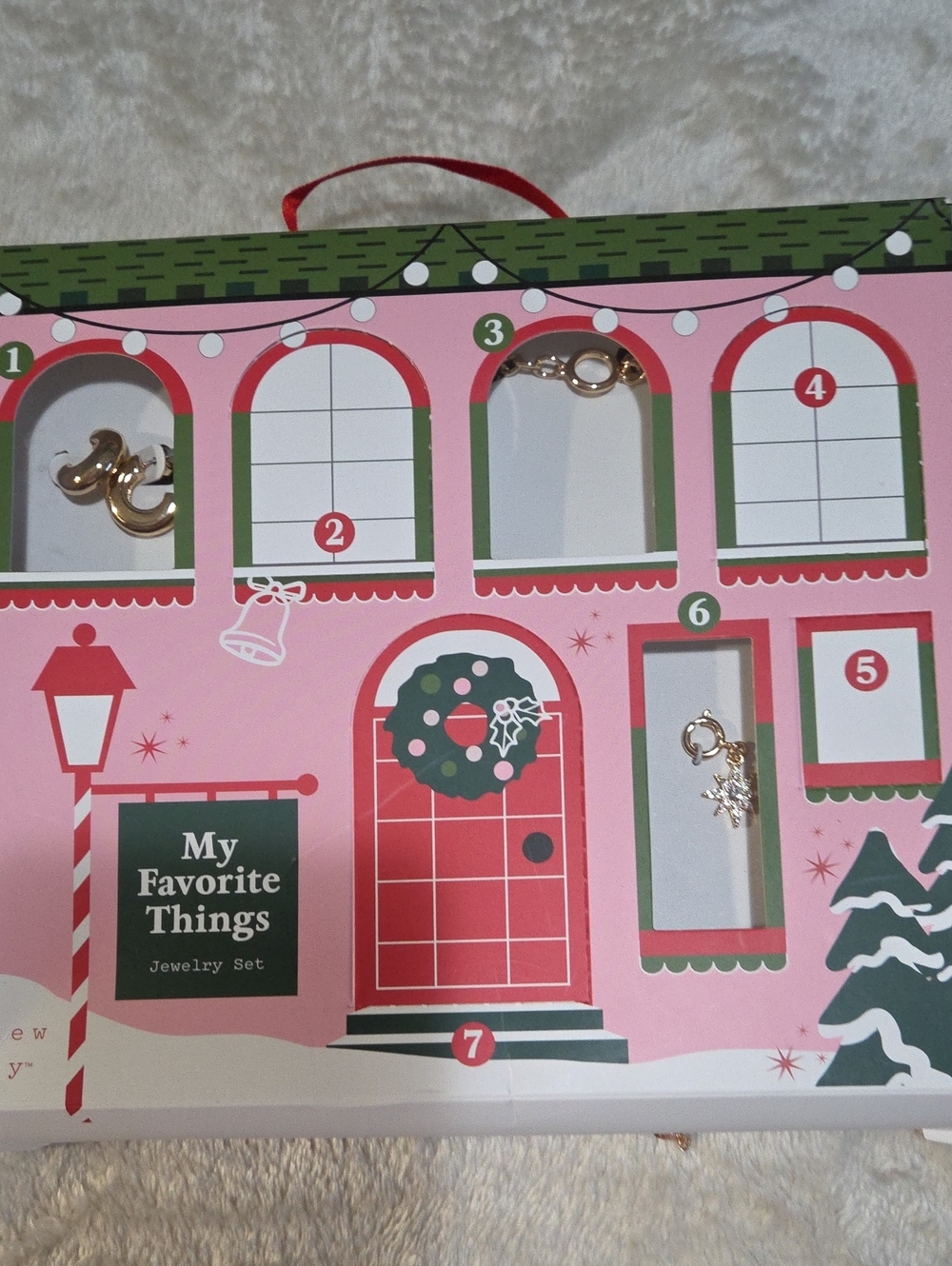 Target Pink and Green Holiday Jewelry Advent Set